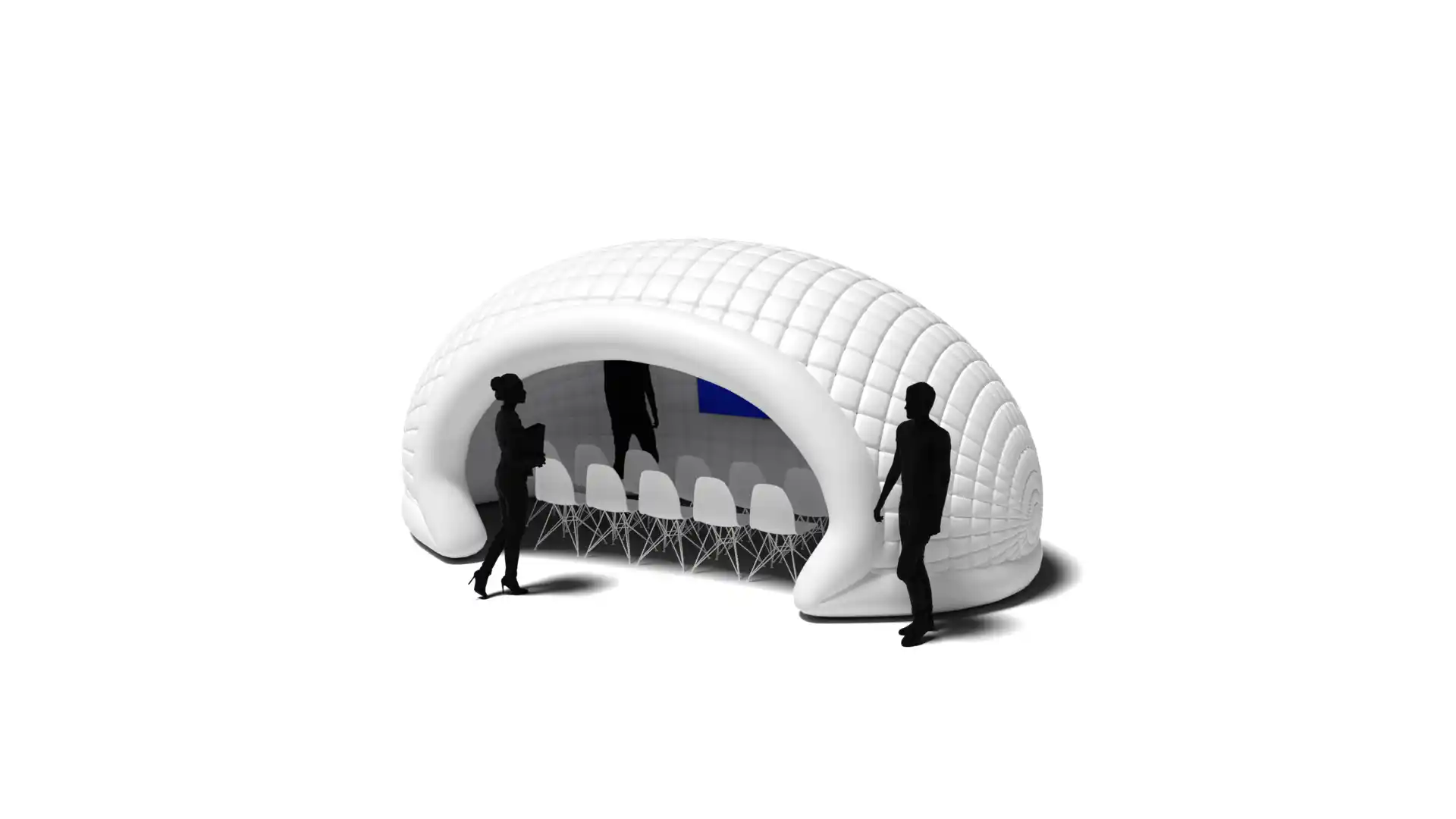 Inflatable Shell dome ✓ Ideal for product presentations ✓ Eye
